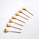 stainless steel golden coffee Spoon
